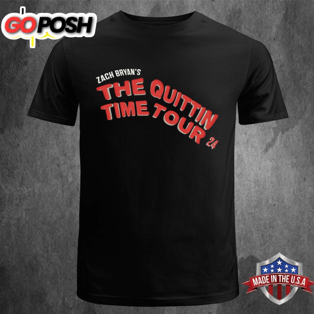 Zach Bryans The Quittin Time Tour Unisex T-shirt