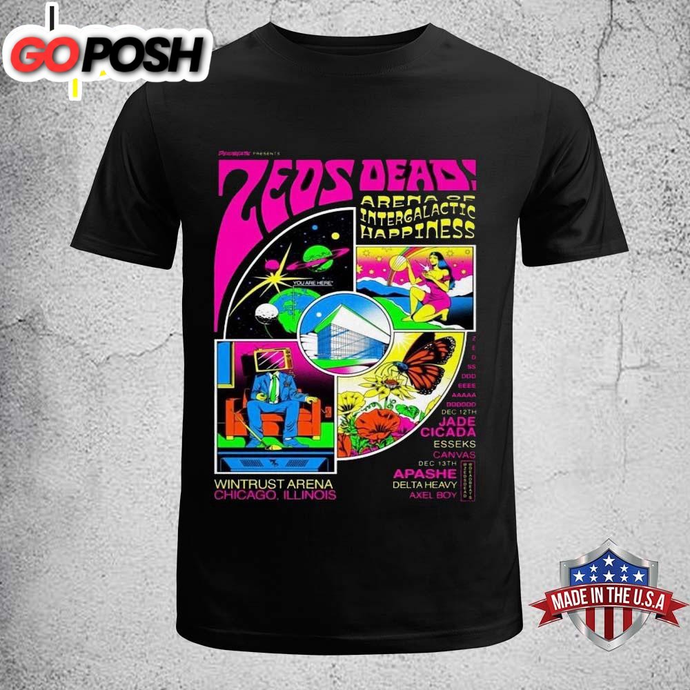 Zeds Dead Dec 12-13, 2025 Wintrust Arena, Chicago, IL Unisex T-Shirt