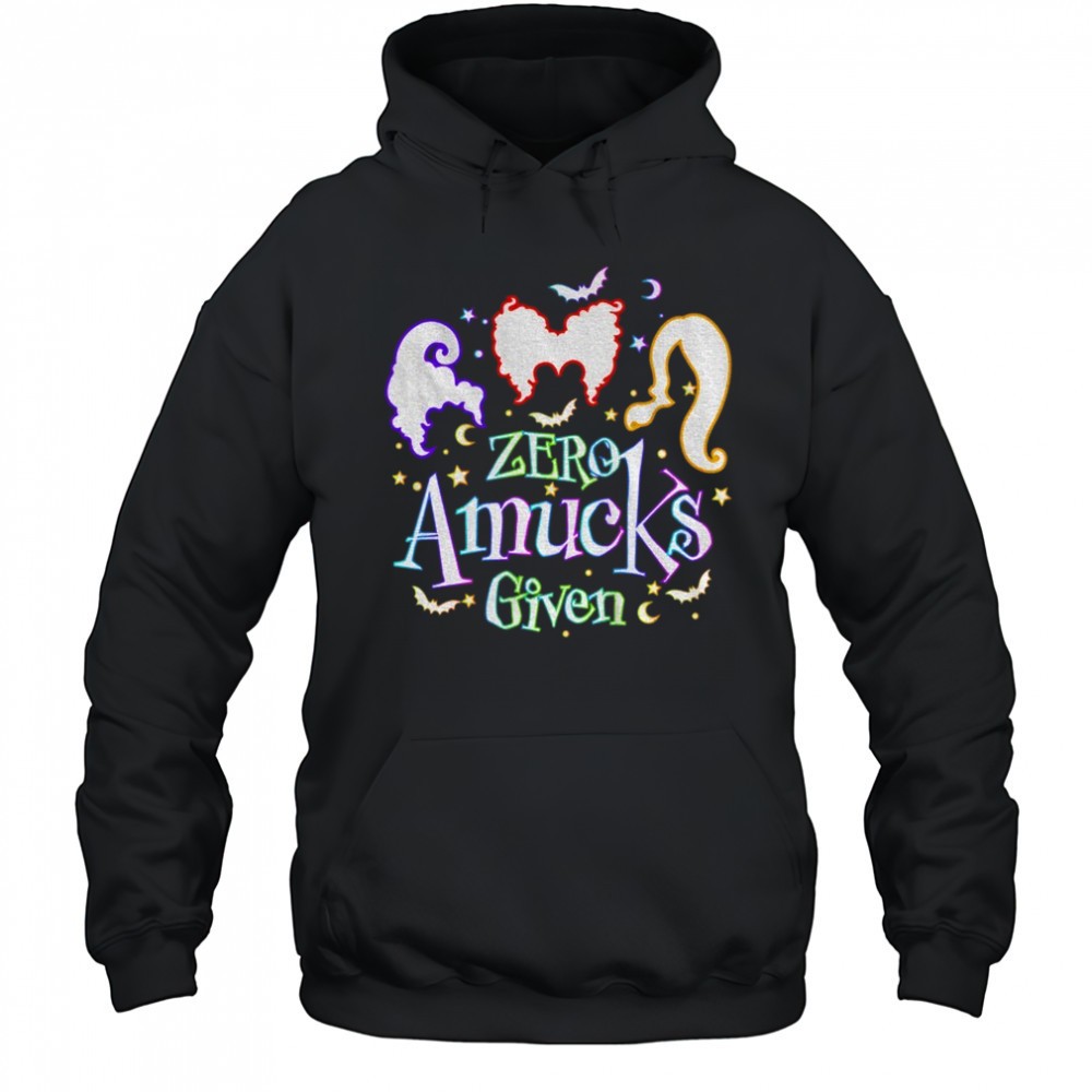 Zero Amucks Given Halloween 2025 shirt