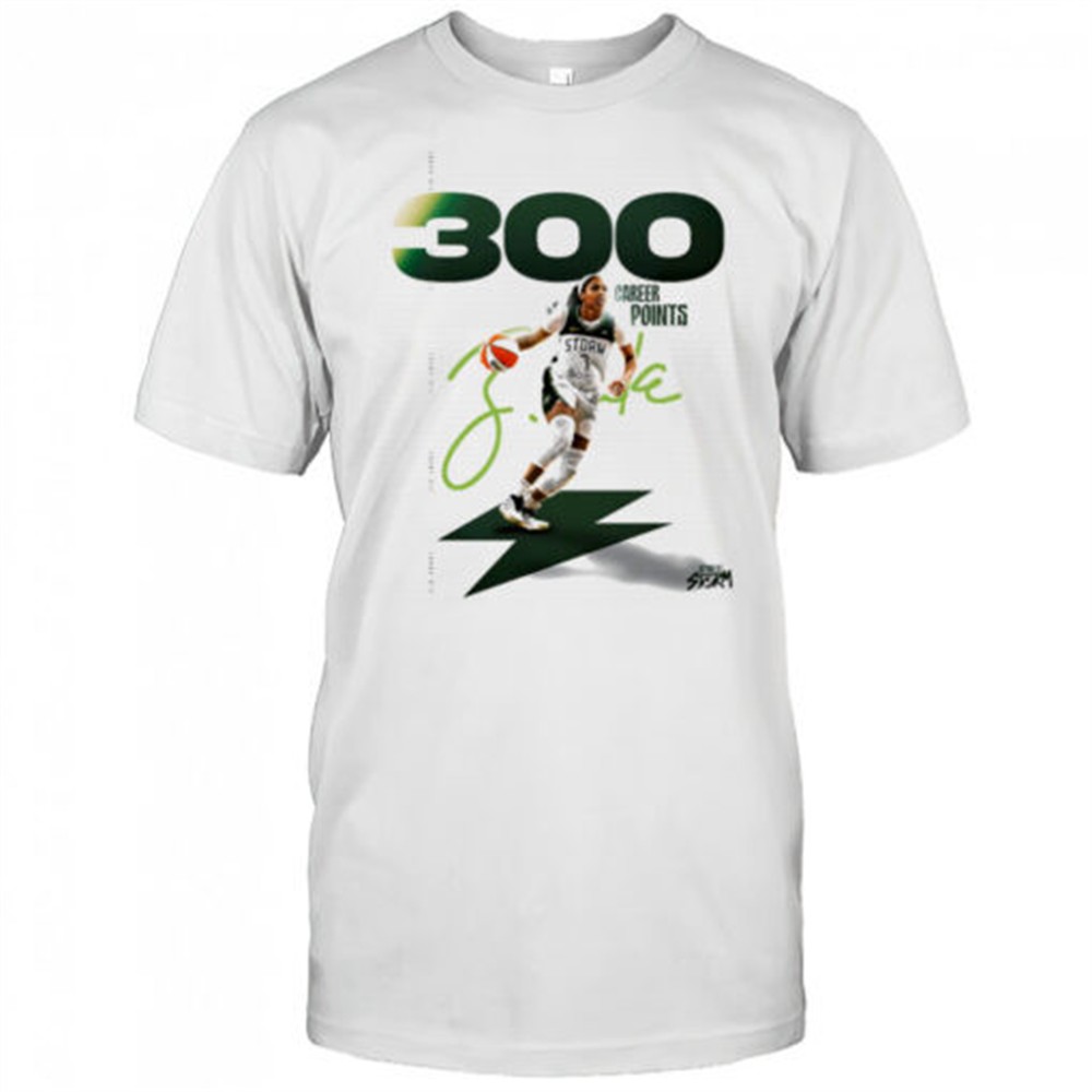 Zia Cooke 300 career points shirt