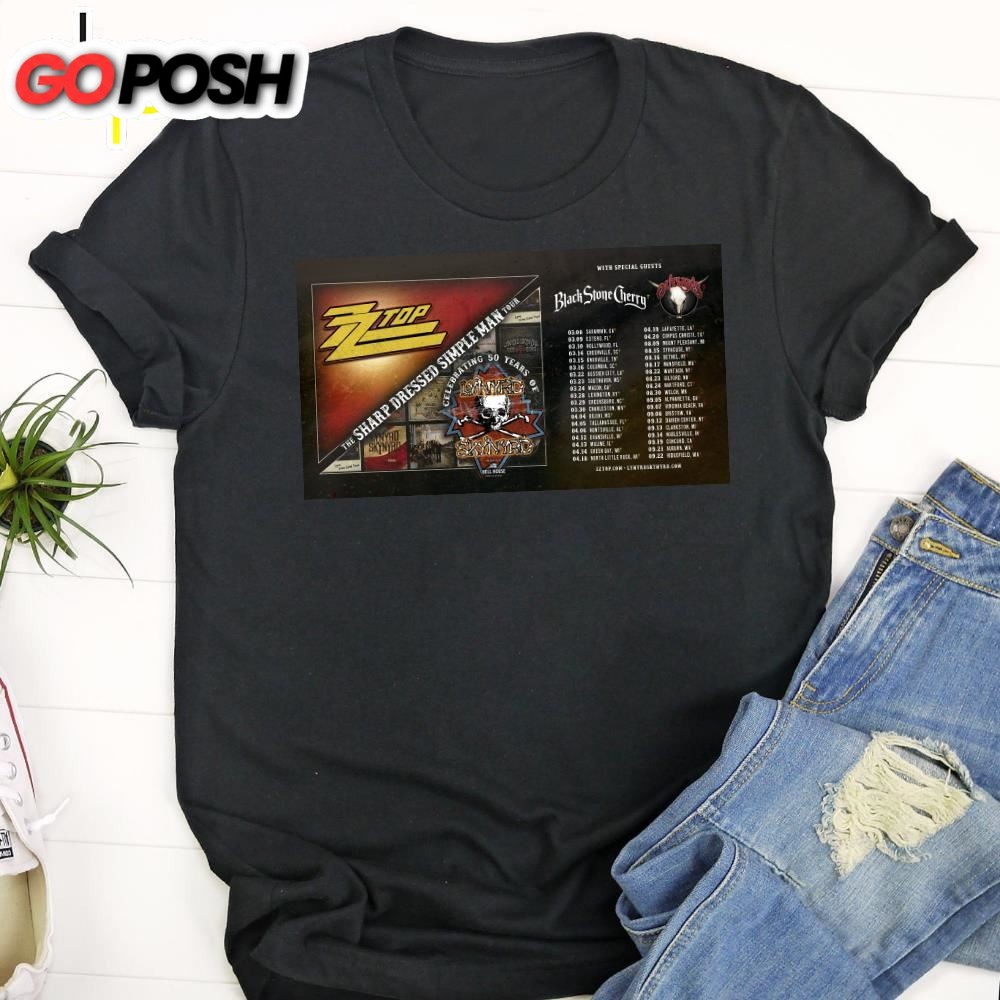ZZ Top and Lynyrd Skynyrd Tour 2025 T-shirt